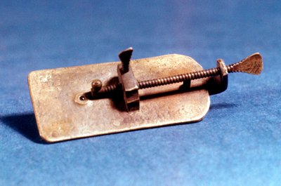 Microscope by Anton Van Leeuwenhoek, Dutch by Unbekannt