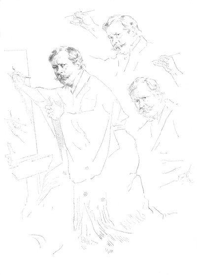 Mortimer Menpes, Sketched by Himself by Unbekannt