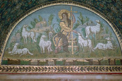 Mosaic of Christ the Good Shepherd by Unbekannt