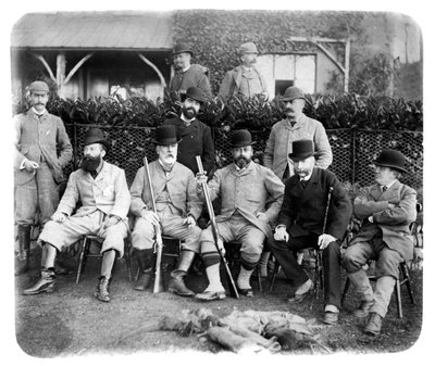 Mount Edgcumbe, Group Photo with Edward VII, c1882 by Unbekannt