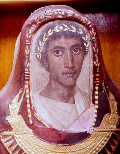 Mummy Case and Portrait of Artemidorus, from Hawara, Egypt, Roman Period by Unbekannt