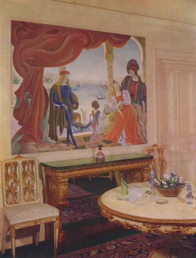 Mural by Beatrice MacDermott, Depicting a Venetian Scene by Unbekannt