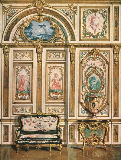 Mural decoration in the Palace of Fontainebleau, France, 1928 by Unbekannt