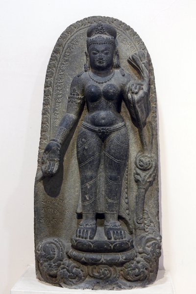 National Museum of India, Delhi. Tara. Pala, 8th century A.D., Bihar. Stone. India. by Unbekannt