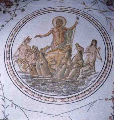 Neptune on His Chariot, with Hippocampi and Tritons by Unbekannt