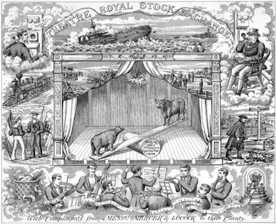 New Year Greetings from Stockbrokers Mercer Locock to Their Clients by Unbekannt