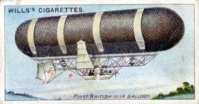 Nulli Secundus, first British military steerable balloon dirigible, 1905-1907 c1910 by Unbekannt