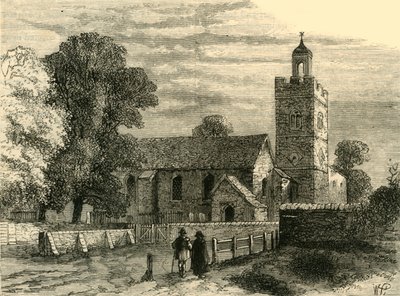 Old Camberwell Church in 1750 by Unbekannt