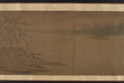 Old Trees and Cold Crows, in the style of Zhao Danian, Yuan or Ming dynasty, 14th century by Unbekannt