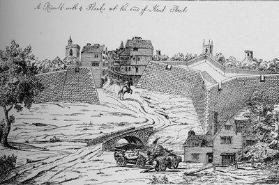 One of the Forts Erected by the Parliament for the Defence of London During the Civil War by Unbekannt