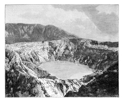 One of the Three Craters of Poas, c1890 by Unbekannt