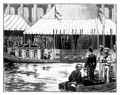 Opening of the London Coal Exchange, Royal Procession, Custom-House Quay, London by Unbekannt
