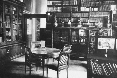 Ostafyevo Estate. The study and the library of Prince Andrei Vyazemsky by Unbekannt