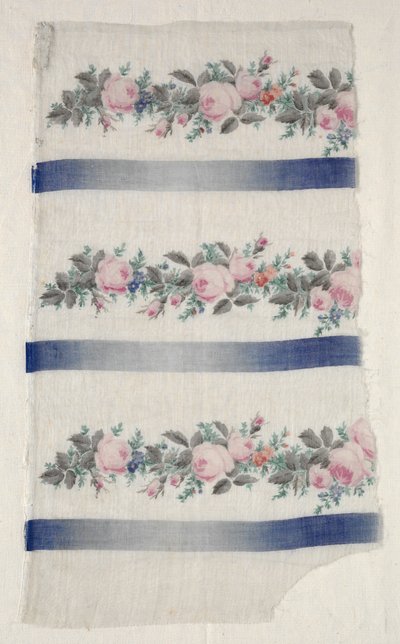 Painted Organdy Strip by Unbekannt