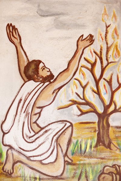 The Burning Bush, Our Lady of Togo Church, Togoville, Togo by Unbekannt
