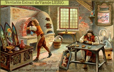 Painting with Enamels in the 17th Century by Unbekannt
