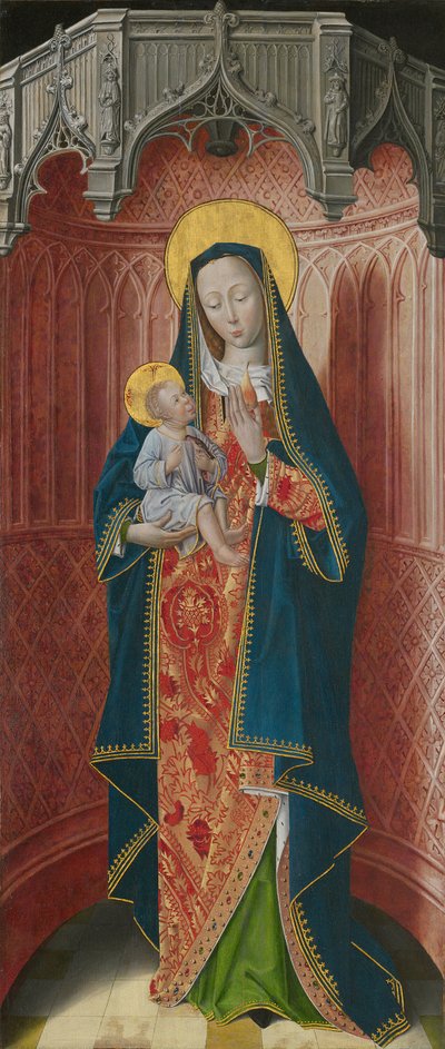 Panels from the High Altar of the Charterhouse of Saint-Honoré, Thuison-les-Abbeville: Virgin and... by Unbekannt