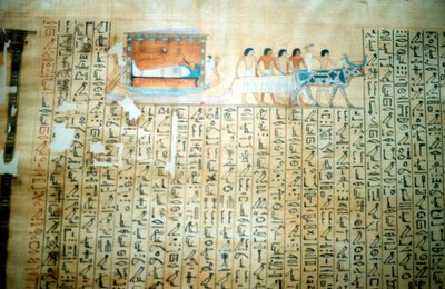 Papyrus from an Ancient Egyptian Book of the Dead by Unbekannt