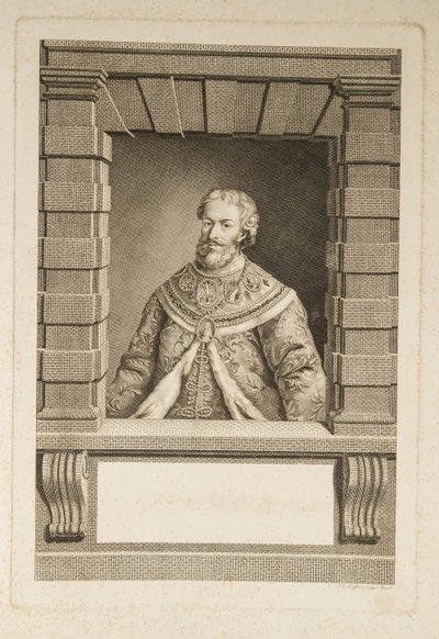 Patriarch Filaret of Moscow Fyodor Nikitich Romanov 1553-1633 by Unbekannt