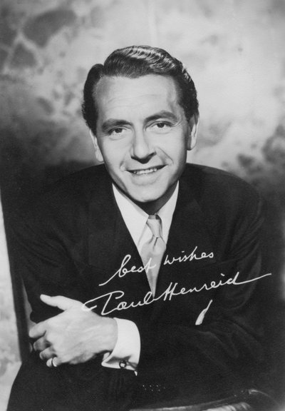 Paul Henreid, Austrian-born American Actor and Director, c1940s by Unbekannt
