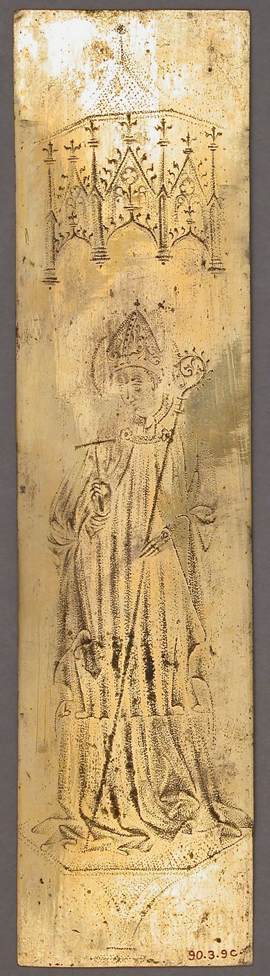 Plaque from Triptych, German, Mid-15th Century by Unbekannt