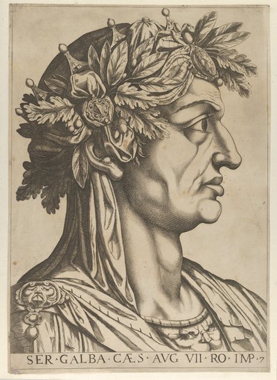 Plate 7: Servius Galba in Profile to the Right, from 
