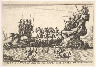 Plate 9: Argonauts Hicleus and Naucleus Led in the Float of Neptune by Unbekannt