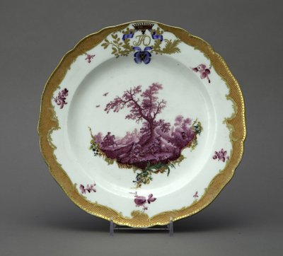 Porcelain Plate from the Orlov Service, ca 1770 by Unbekannt