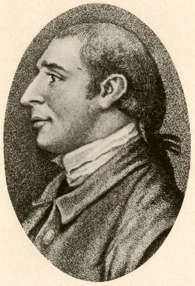 Portrait of Gouverneur Morris with Smooth Hair and Pigtail Queue by Unbekannt