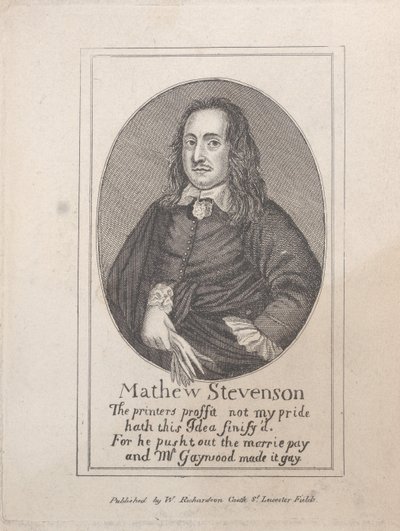 Portrait of Mathew Stevenson by Unbekannt