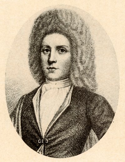 Portrait of a boy in periwig, Massachusetts Colony by Unbekannt