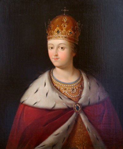 Portrait of the Regent Sofia Alexeyevna by Unbekannt