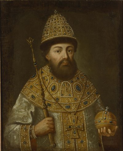 Portrait of Tsar Alexis I Mikhailovich of Russia by Unbekannt