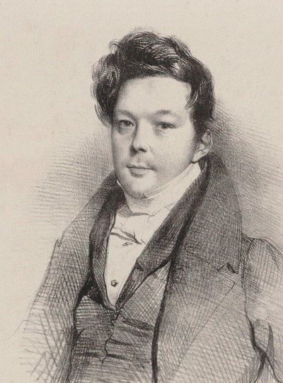 Portrait of the Composer Auguste-Mathieu Panseron 1796-1859 by Unbekannt