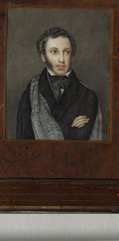 Portrait of the poet Alexander Sergeyevich Pushkin, First quarter of 19th century by Unbekannt