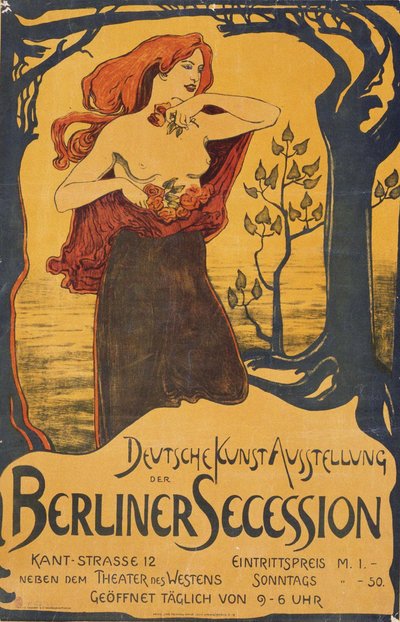 Poster for the Berlin Secession Exhibition by Unbekannt