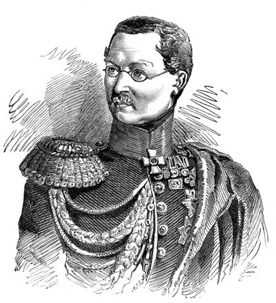Prince Gortschakoff, General in Chief of the Russian Forces in the Danubian Principalities by Unbekannt
