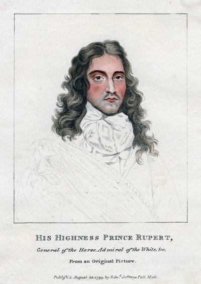 Prince Rupert of the Rhine, soldier and inventor by Unbekannt