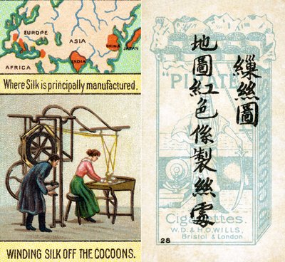 Principal areas for silk production, from the series of 