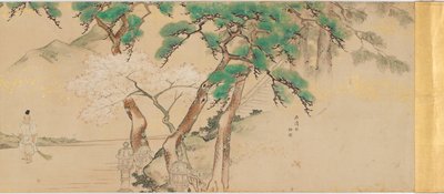 Procession of an Imperial Messenger to the Iwashimizu Shrine by Unbekannt