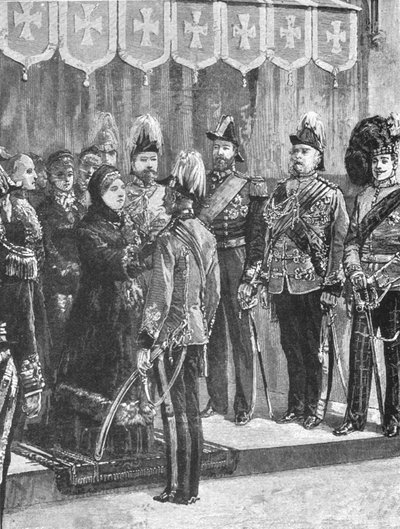 Queen Victoria Decorating Officers at Windsor, December 8, 1879, 1901 by Unbekannt