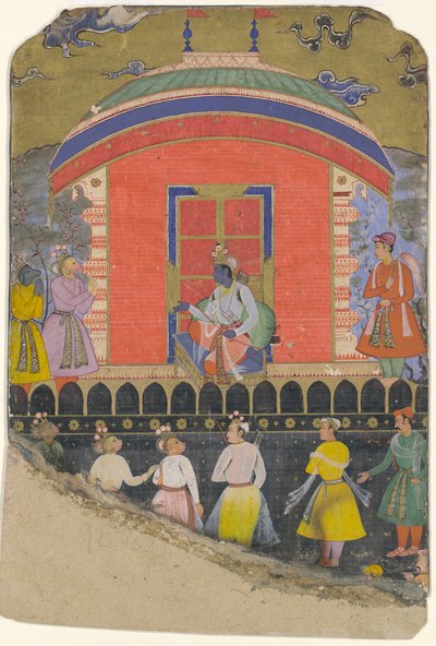 Rama Receives Sugriva and Jambavat, the Monkey and Bear Kings by Unbekannt