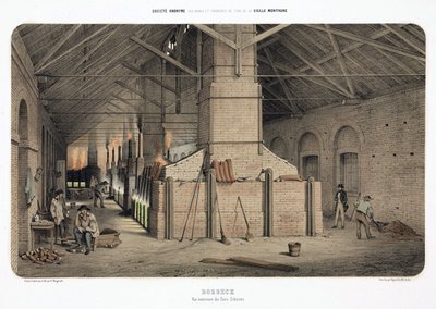 Raw Materials Processing, Metallurgy Silesian Furnaces at Borbeck, Germany by Unbekannt