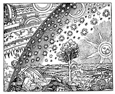 Reconstruction of a Medieval Conception of the Universe (19th century) by Unbekannt