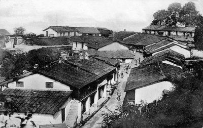 Regimental Bazaar, Ranikhet, Uttaranchal, India, Early 20th Century by Unbekannt