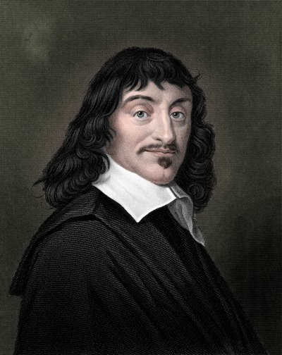 Rene Descartes, French philosopher and mathematician by Unbekannt