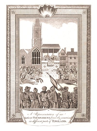 Representations of an Ancient Tournament Practised in Different Parts of England by Unbekannt