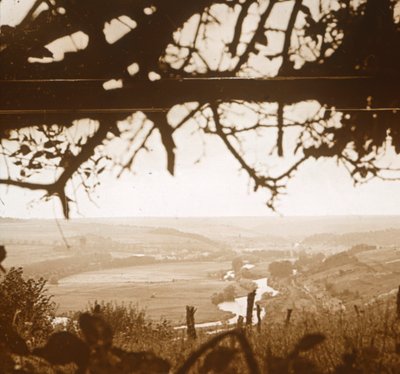 River Meuse seen from the trenches, Verdun, northern France by Unbekannt