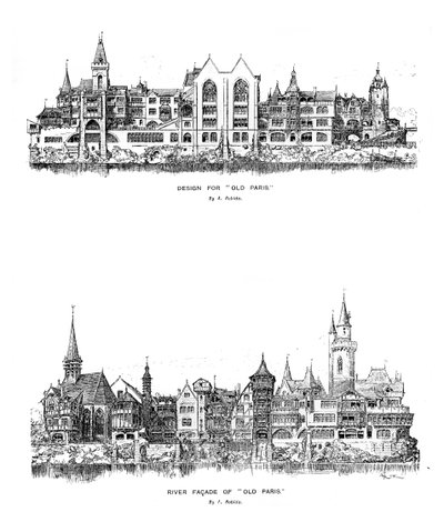 River facade and design for Old Paris by Unbekannt