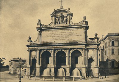 Fountain of the Aqueduct of Paul V, Rome, 1910 by Unbekannt